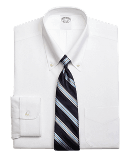 Camisa Cotton Pinpoint Slim Non-Iron Down Blanco 15 1/2 32