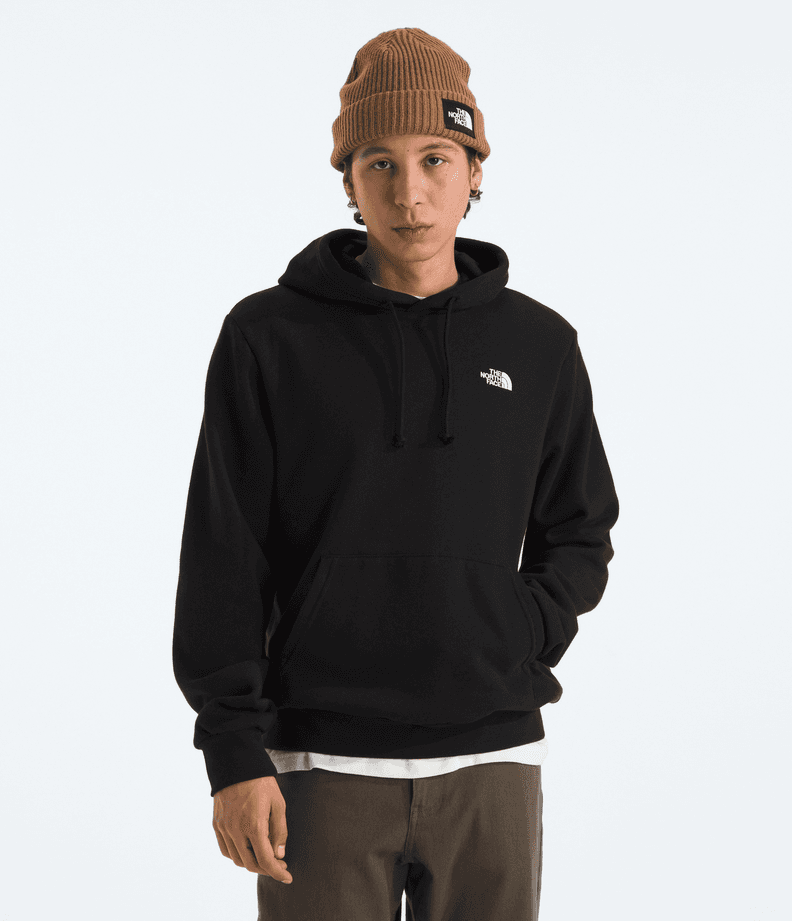 Poleron Evo Emb Hoodie Hombre Negro L