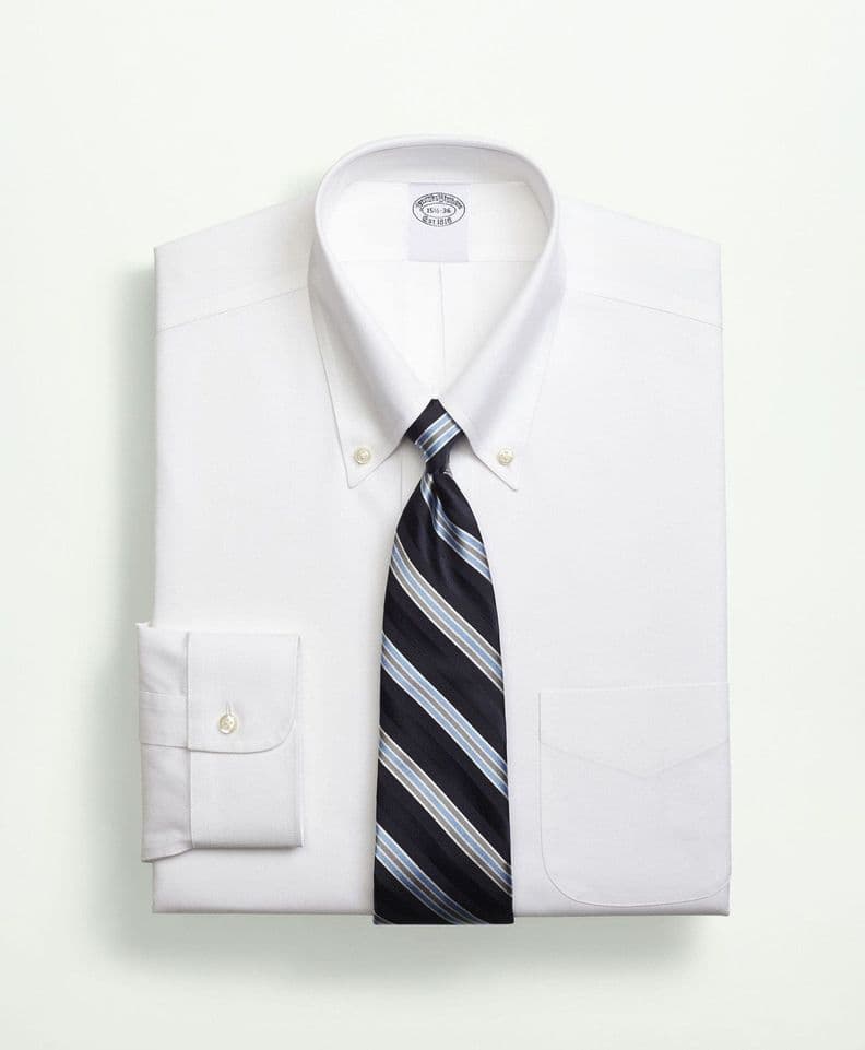 Camisa Pinpoint Slim Non-Iron Blanco 17 35