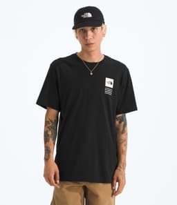 Polera Mountain Mirage Regular Short Sleeve T Hombre Negro XXL