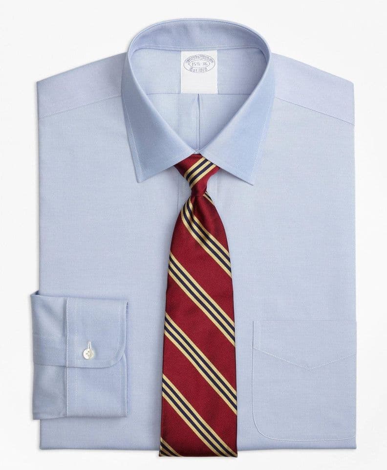 Camisa Cotton Pinpoint Regular Non-Iron Ainsley Cyan Celeste 15 34