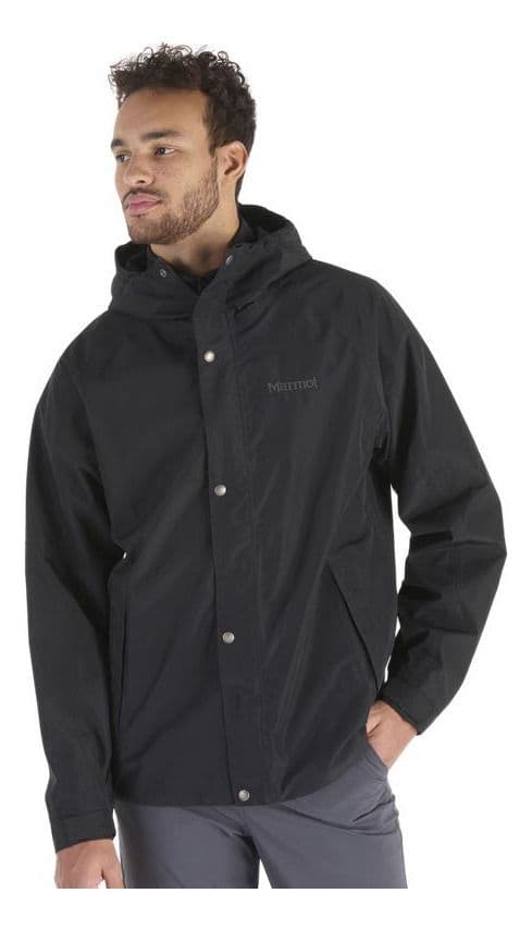 Chaqueta Marmot Hombre Impermeable Cascade Negro S