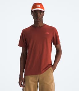 Polera Mountain Scape Regular Short Sleeve Te Hombre Rojo XL
