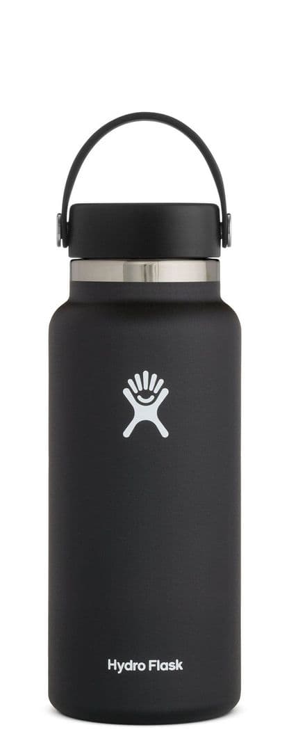 Botella Unisex Hydroflask Boca Ancha 946 Ml Negro