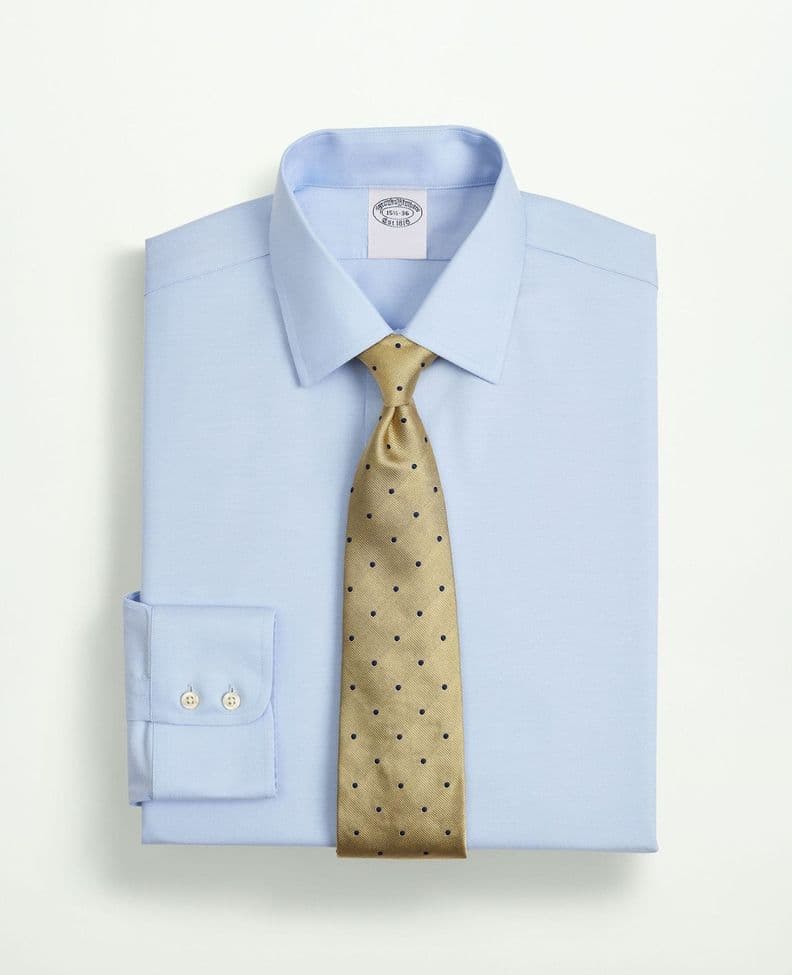 Camisa Supima Slim Non-Iron Celeste 17 35