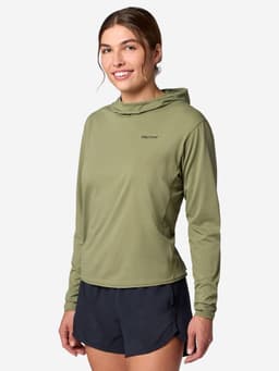 Polera Marmot Mujer Airexchange Upf50 Verde M