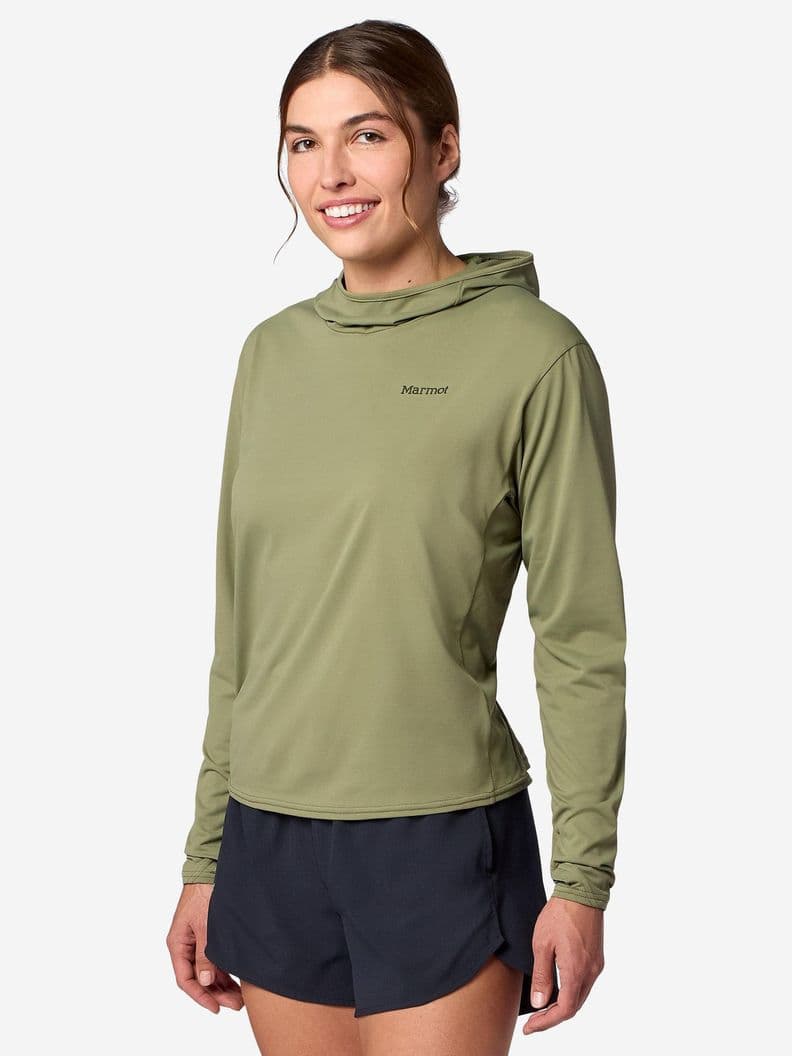 Polera Marmot Mujer Airexchange Upf50 Verde XL