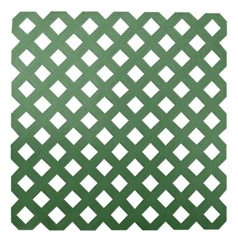 Enrejado Treillage Pvc 1,2x2,4 Mts Rombo 3,2cms Verde Dvp