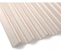Policarbonato Ondulado 0,7mm Bronce 0,81x3,5 Mts Dvp