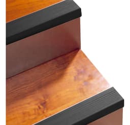 Nariz De Grada Escalera 68x40mm 3mts Negro Dvp