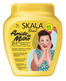 Mascara Skala 2 En 1 Amido De Milho 1000 G Fuerza Y Brillo