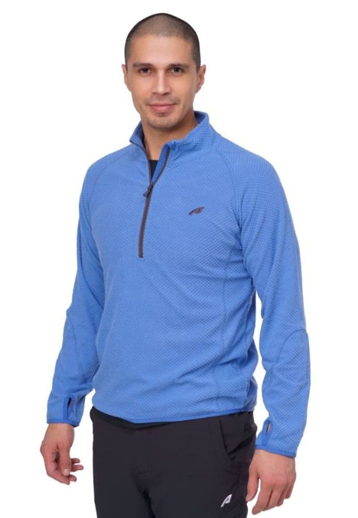 Poleron Hombre Duero 3 Azul Aparso Celeste XL
