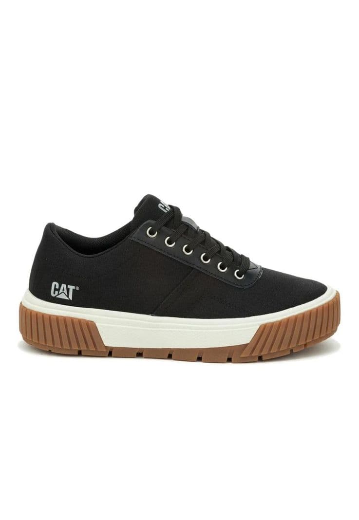 Zapatilla Mujer Amp Canvas Negro Cat 36