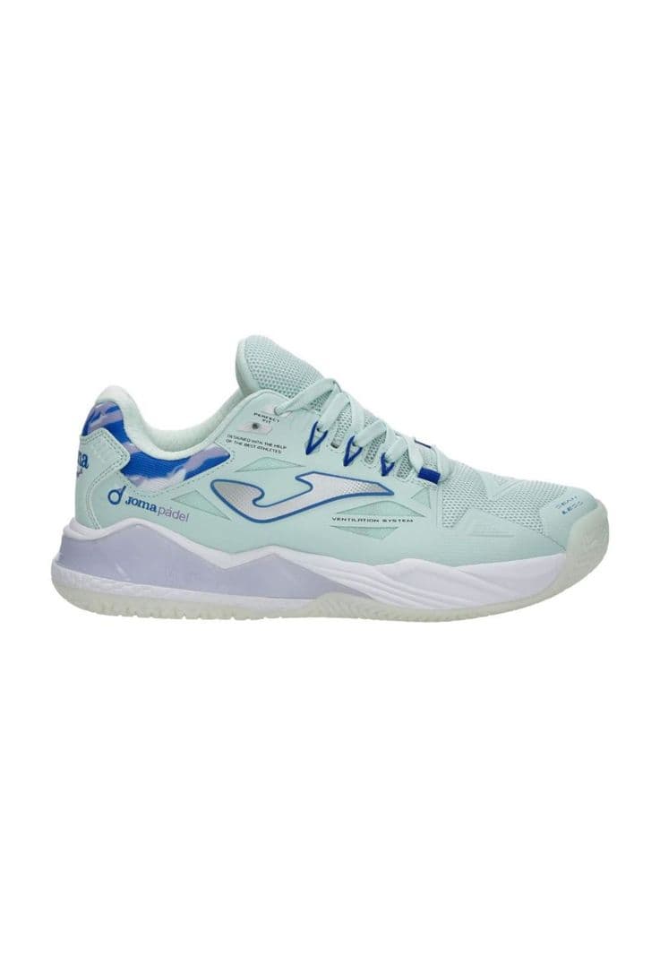 Zapatilla Padel Mujer Spin 25 Turquesa Joma 38