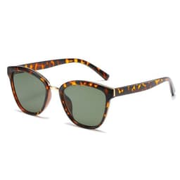 Lentes De Sol Shauna Sh210160 Ojo De Gato Mujer Uv Resina Cafe