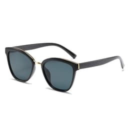 Lentes De Sol Shauna Sh210160 Ojo De Gato Mujer Uv Resina Negro