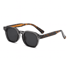 Lentes De Sol Sh508255 Polarizado Cuadrado Unisex Uv400 Gris