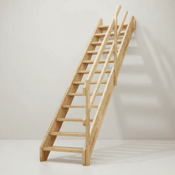 Escalera Madera + Pasamanos Construccion Remodelacion Barniz