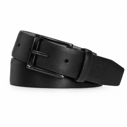 Cinturon Reversible de cuero genuino Toscano Negro-Cafe XL