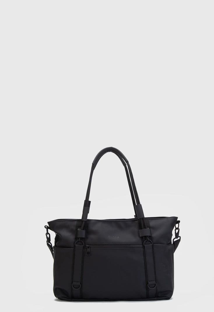Cartera Tote Travel Thunder Black Black Bubba Negro