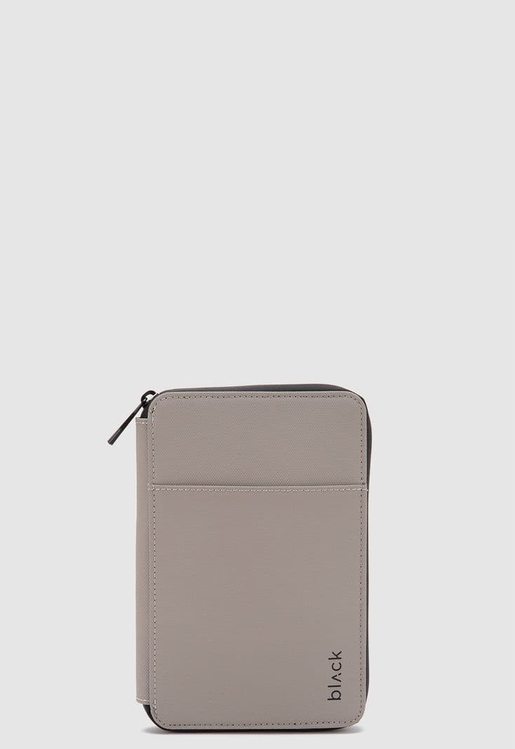 Passport Holder Travel Transit Bone Black Bubba Blanco