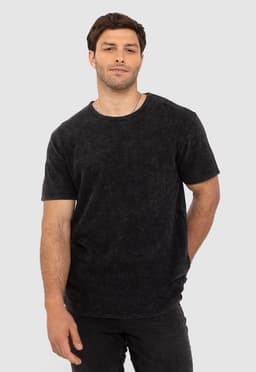 Polera Waffle Manga Corta Gris Marengo Black Bubba S