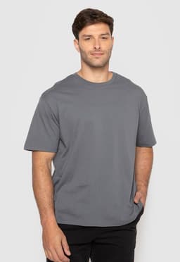 Polera Brooklyn Gris Oscuro Black Bubba L