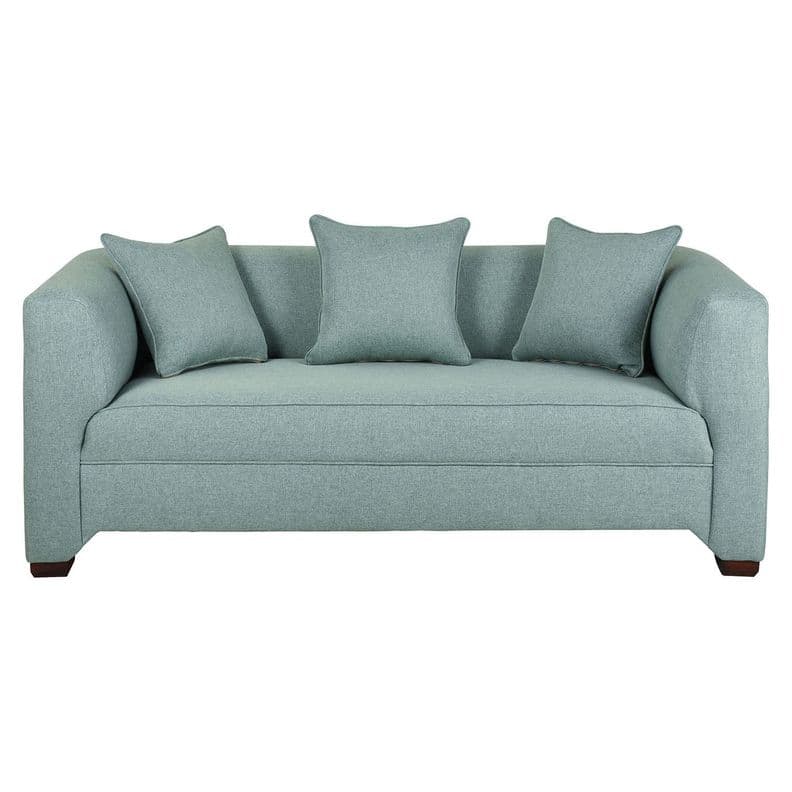 Sofa Metropolitan 3 Cuerpos - Tela Lino Verde Claro