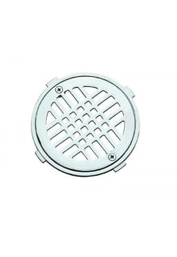 Rejilla Pileta Redonda 110mm Cromado ACERO INOXIDABLE POLI Gris