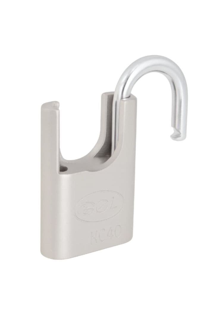 Candado Alta Seguridad Poli EXTERIOR con hombros 50mm LineaX Plata