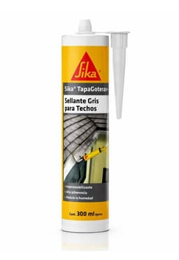 Tapagoteras Sellante Gris Para Techos Sika 300ml
