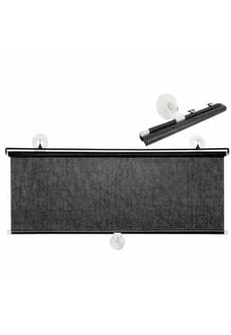 Cortina Retractil Parasol Parabrisas Autos multiuso45x125cm Negro