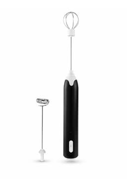 Mini Batidor Revolvedor De Cafe Y Espuma Leche Recargable USB Negro