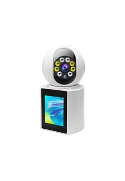 Camara Seguridad Wifi Con Movimiento C/ Pantalla Videollamada Blanco