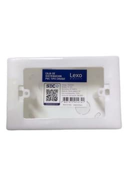 Caja Chuqui Pvc 125x80x45mm Termoplastico M-445 Lexo Diseno 1