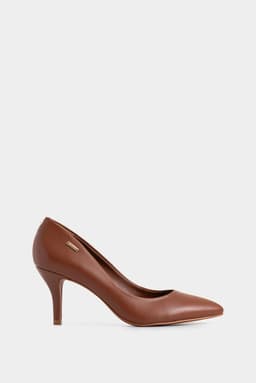 Velez Zapato Taco Atanasova Cuero Mujer Stiletto Miel 36