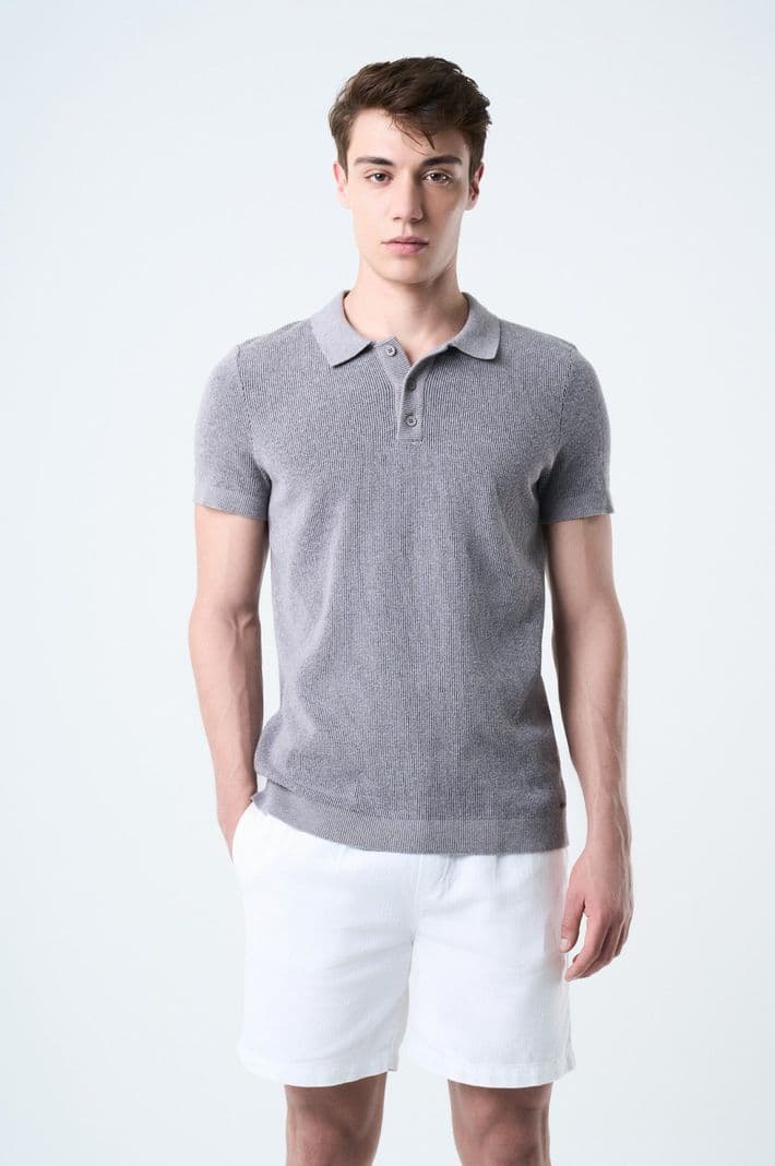 Velez Short Bermuda Marfil En Lino Hombre Amplia Blanco 36