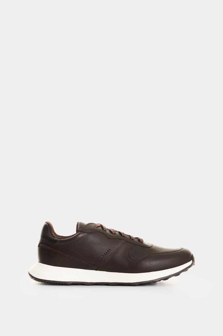 Velez Zapatilla Tenis Cuero Hombre Cooper 5 Cafe 38
