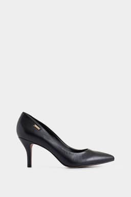 Velez Zapato Taco Atanasova Cuero Mujer Stiletto Negro 35