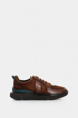 Velez Zapatilla Tenis Cuero Hombre Halo 2 Miel 44