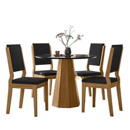 COMEDOR ISIS CAROL LIGHT 4S Negro
