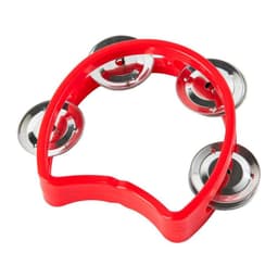 PANDERO 4" PLASTICO ROJO MOD.CJ-4-RD HONDO