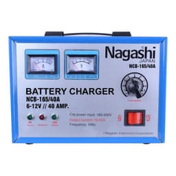 CARGADOR DE BATERIAS 6-12 VOTLS 40AMP MOD.NCB-165/40A