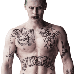 Tatuaje Temporal Cosplay Joker - Guason - Version 2