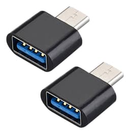 4 Un. Adaptador Usb 3.0 A Tipo C Para Celulares Y Notebooks Blanco