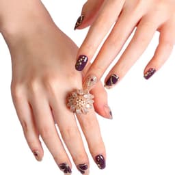 Unas Sticker Efecto Gel Tiolla Romantic Wine
