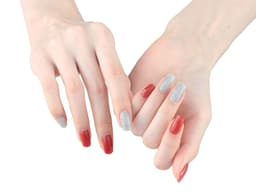 Unas Sticker Efecto Gel Tiolla Red Star