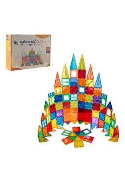 Juego Bloques Iman Construccion 100 Piezas