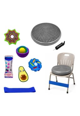 Kit Juguetes Sensoriales, Autismo, Regulacion Antiestres gris