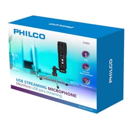 MICROFONO USB CON TRIPODE Open box Negro